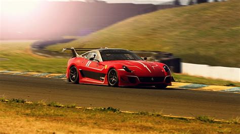 599 599xx Car Ferrari Race Track Hd Wallpaper Wallpaperbetter