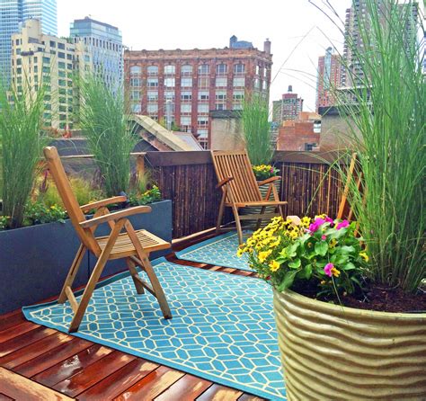 Tribeca Roof Garden Makeover Contemporary Landscape New York By