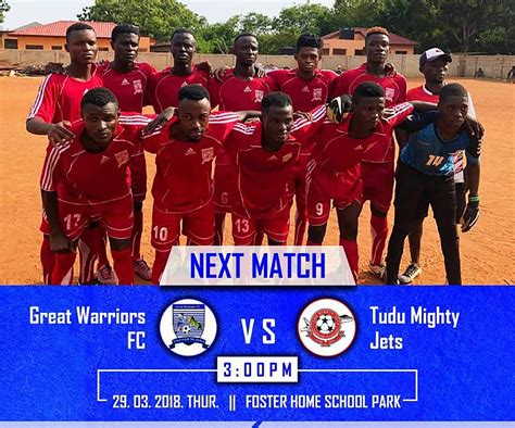 Lower Tier Side Great Warriors Line Up Friendly Game Against Tudu