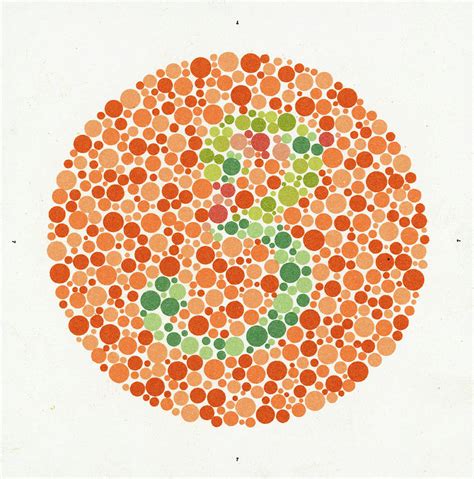 No 3 Eight Ishihara Charts For Testing Colour Blindness Painting By