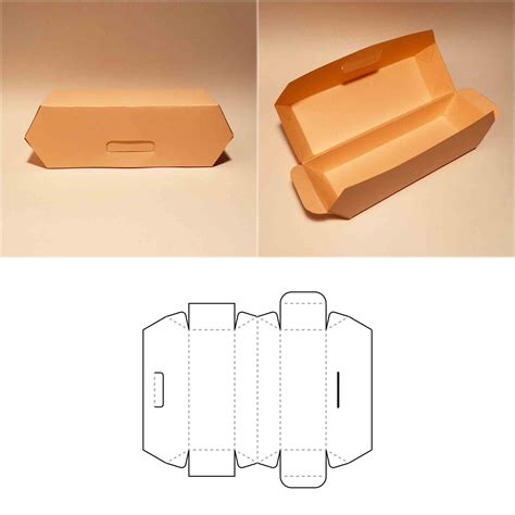 Box With Handle Template Square Box Cube Box Favor Box G Inspire