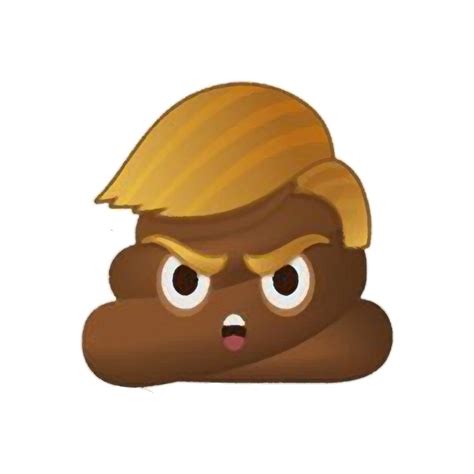 Designkrafty Angry Poop Trump Emoji Home