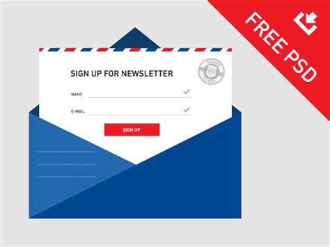 Newsletter Signup Forms Inspirations Free Templates And Tools Hongkiat