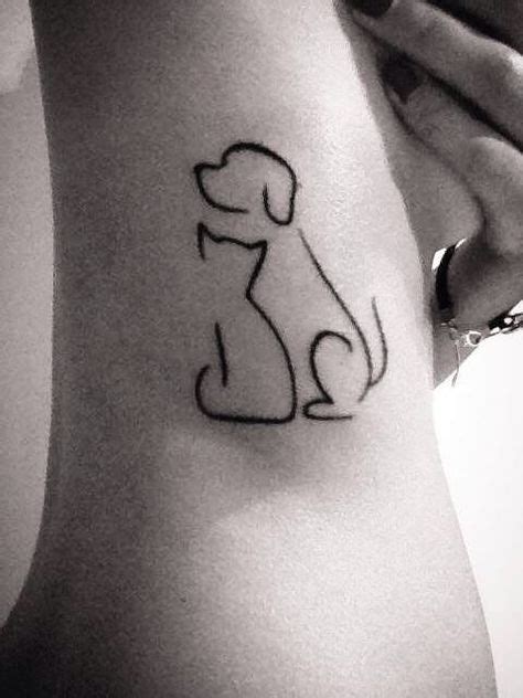 42 Dog Outline Tattoo Ideas Dog Outline Dog Tattoos Dog Tattoo