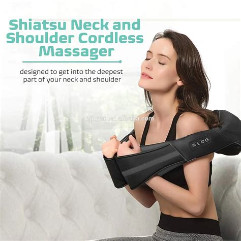 Luyao 580a 3d Deep Kneading Shiatsu Neck And Shoulder Massager With Heat Vibration Massage
