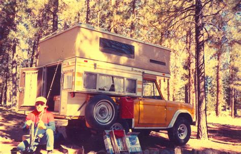 Vintage Four Wheel Camper Truck Camper Pop Up Truck