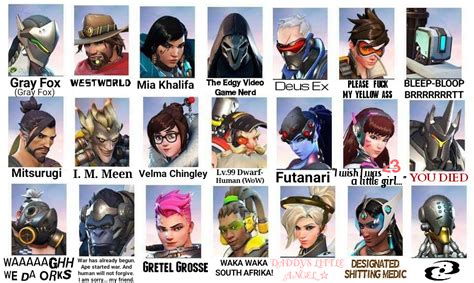 All Overwatch Characters In Alphabetical Order Photos