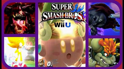 Super Smash Bros For Wii U All Final Smashes YouTube