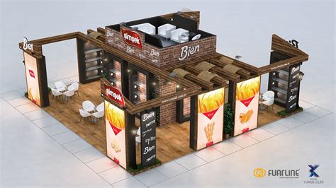 Food Exhibition Stand Design Behance