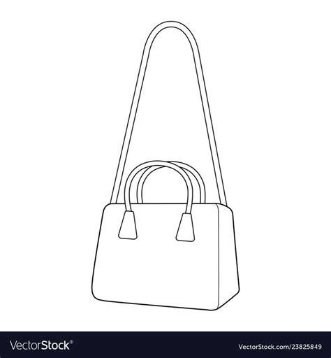 Bag Fashion Flat Technical Drawing Template Download A Free Preview Or