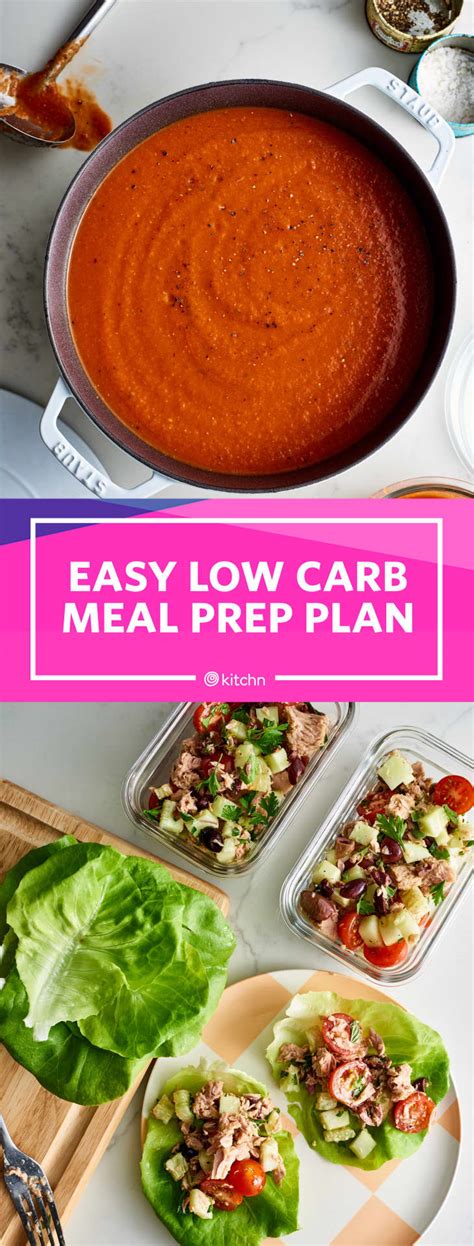 Easy Low Carb Meal Prep Plan For A Week Of Meals The Kitchn