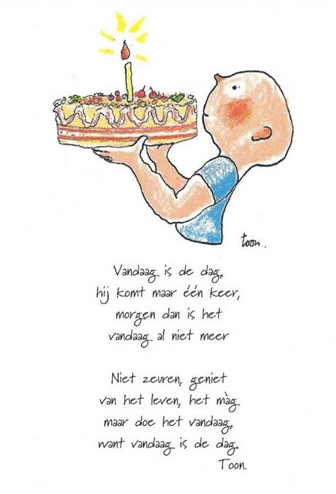Pin Van Inge Stock Op Wenskaartjes Verjaardag Gedichten