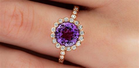 Amazing Amethyst The February Birthstone The James Allen Engagement