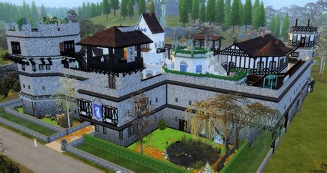 Medieval Vonwinden Castle By Helene912 At Mod The Sims Sims 4 Updates