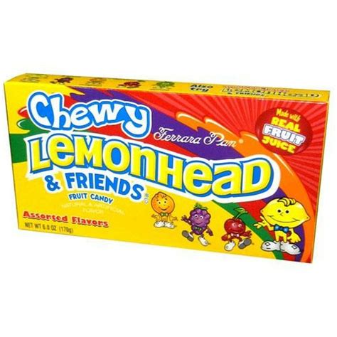 Chewy Lemonhead And Friends Fruit Candy Assorted Flavors 5 Oz Theate