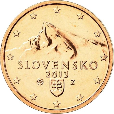 2 Euro Cent Slovakia 2009 2023 Km 96 Coinbrothers Catalog