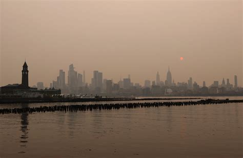 Air Quality Alerts Triggered In New York As Canadian Wildfire Smoke