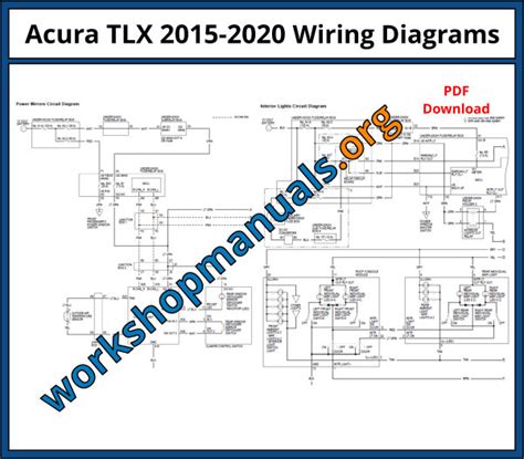 Acura Tlx 2015 2020 Workshop Repair Manual Download Pdf