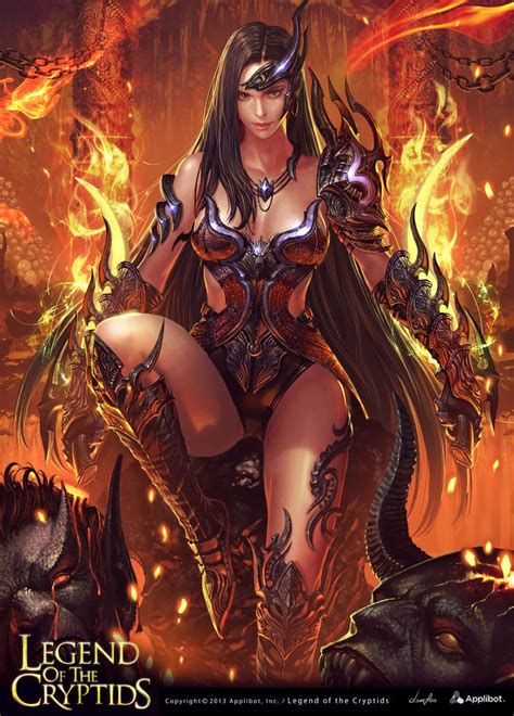 Artstation Legend Of The Cryptids Donfoo Fantasy Female