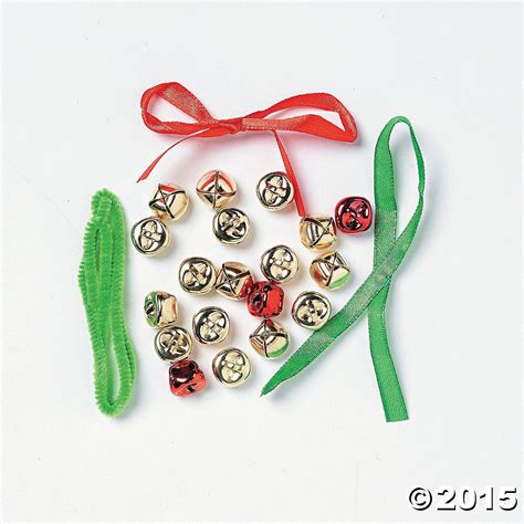 Jingle Bell Wreath Christmas Ornaments Craft Kit Makes 12 Oriental