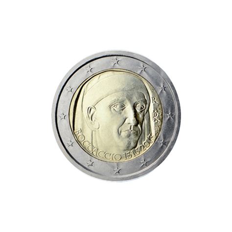 2 Euros Commémorative Italie 2013 700 Ans De Giovanni Boccaccio