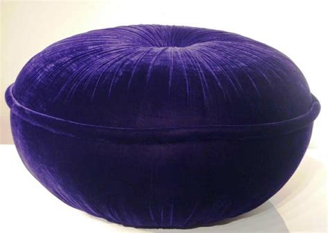 Quality full grain leather couches. Purple Velvet Ottoman | Purple ottoman, Purple furniture ...