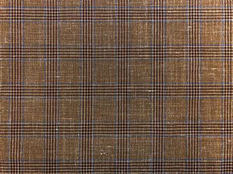 Wool Silk And Linen Blend Tartan Plaid In Cider Bandj Fabrics