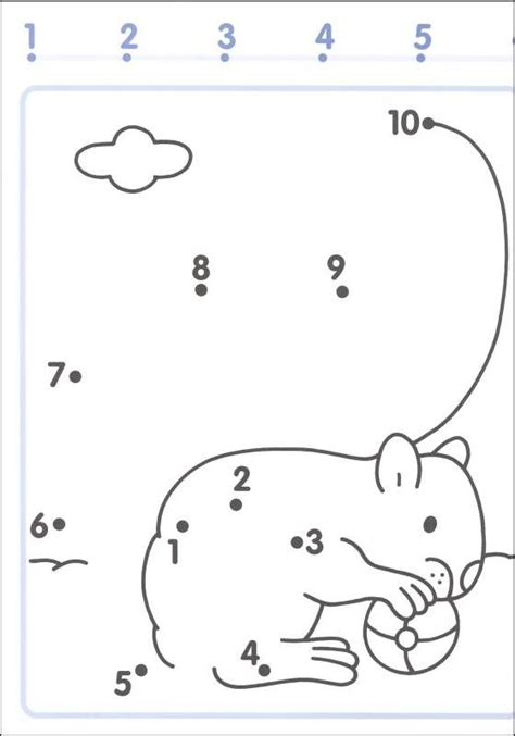 connect  dots numbers   worksheets worksheets
