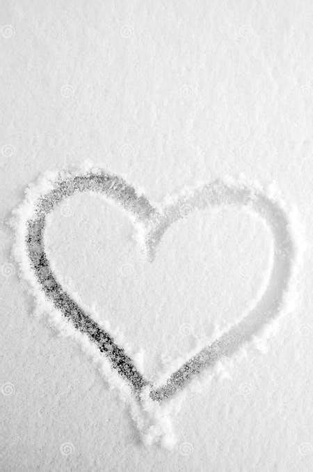 Snow Heart Stock Photo Image Of Mountains Valentine Write 208214