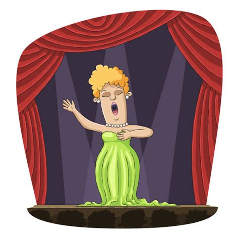 opera singers female illustrations royalty free vector graphics and clip art istock