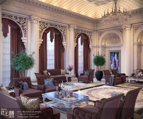 Luxury Classic Big Reception Full Gallery Rehlame Muhammad Alnajar