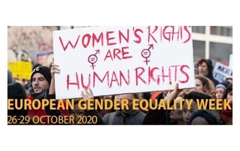 European Gender Equality Week October 26 29 2020 Other Events