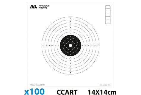 Buy Online Air Gun Comp Targets 10m Rifle 100pcs 14x14cm From • Shop