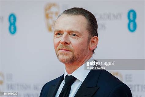 Simon Pegg Attends The Ee British Academy Film Awards 2022 At Royal