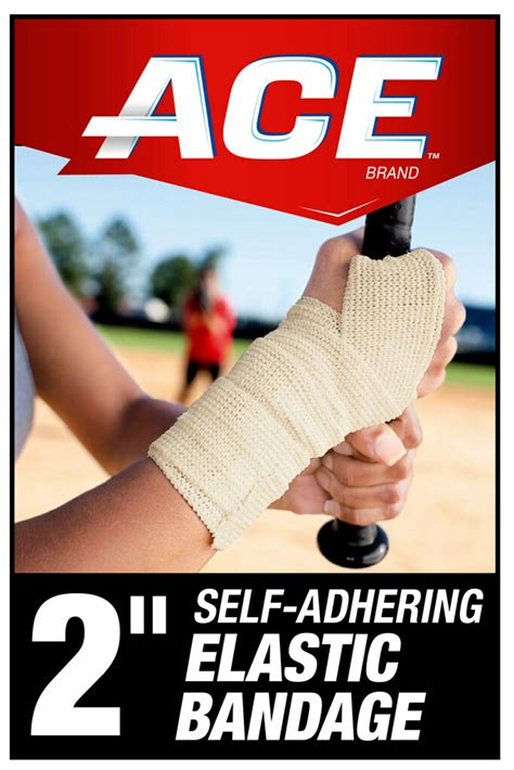 Ace Brand Self Adhering Elastic Bandage 2 In Beige