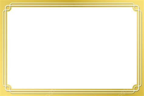 Gold Border With White Line And Gradation Color Borders Gold Border