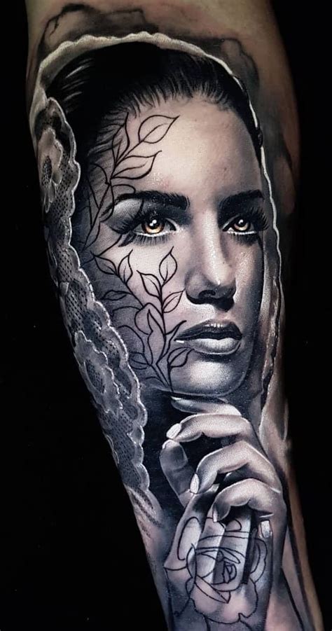 jaw dropping tattoo ideas © tattoo artist benji roketlauncha 💗💗💗💗 skull rose tattoos skull girl