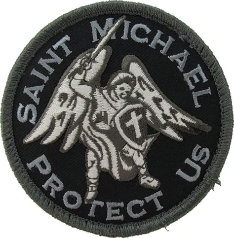 Saint Michael Protect Us Morale Patch Swat Black Arts