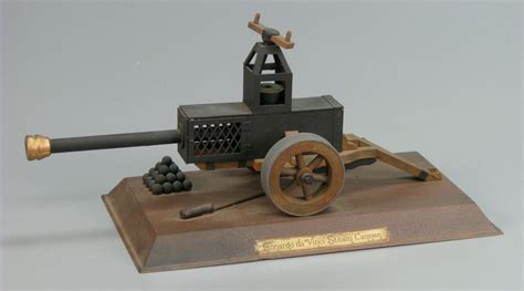 11013782 Leonardo Da Vinci Steam Cannon Model Kit Hobbies And