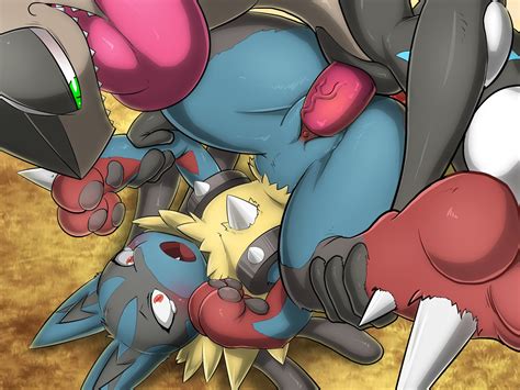 Post 4551439 Greninja Kicktyan Lucario Porkyman