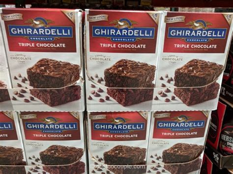 Ghirardelli Triple Chocolate Premium Brownie Mix 6 Count