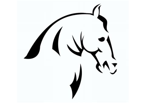 Free Printable Horse Head Stencils Clipart Best