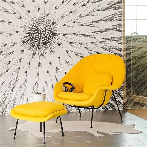 The story of the womb chair dates back to the 1940s. Womb Chair with Ottoman | Knoll | Womb chair, Knoll womb ...