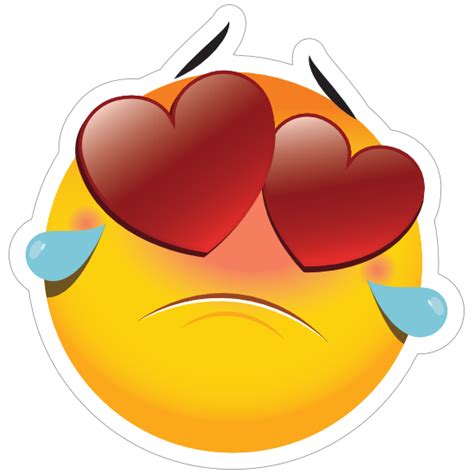 Cute Heartbroken Emoji Sticker