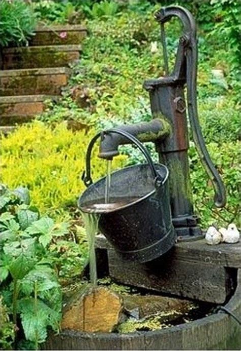 Fascinating Rustic Garden Ideas Water Fountains Outdoor Garden Water