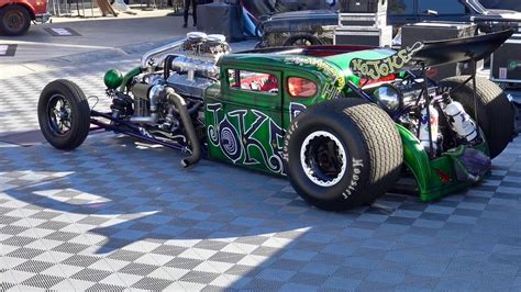 Joker Mobile Twin Turbo Supercharged Big Block By Vegas Rat Rods At Sema Youtube