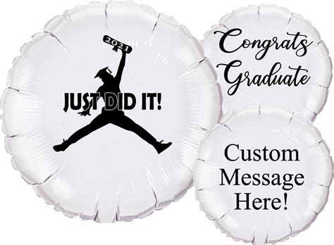 Grad Just Did It Air Grad Jumpman Graduation Personalized Etsy Uk