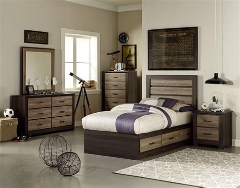 Shaker platform configurable bedroom set. Standard Furniture Oakland Twin Bedroom Group with Captain ...