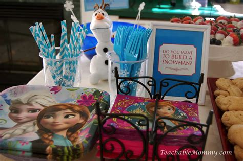 Frozen Birthday Party Decorations Games Food Free Printables And