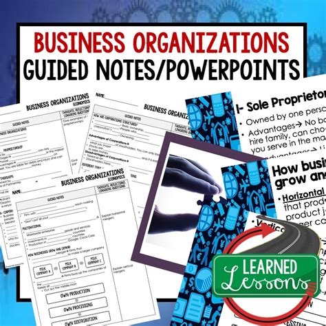 Economics Guided Notes Economic Powerpoints Learned Lessons Teaching